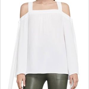 BCBG MAX AZRIA Jorden Cold-Shoulder Top XS